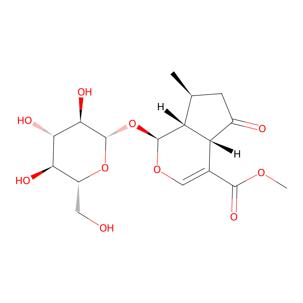 Verbenalin molecular structure, CAS 548-37-8