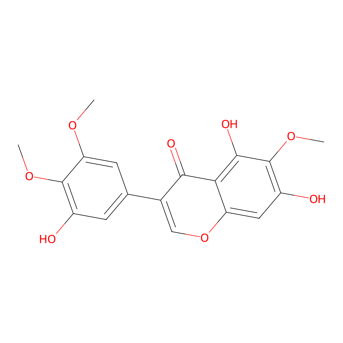 Irigenin molecular structure, CAS 548-76-5