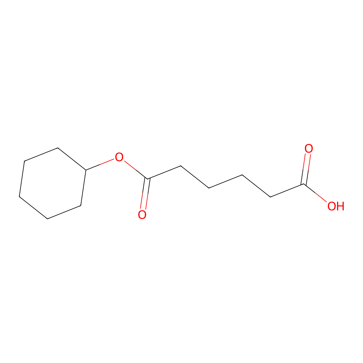 6-(Cyclohexyloxy)-6-oxohexanoic acid molecular structure, CAS 54812-72-5
