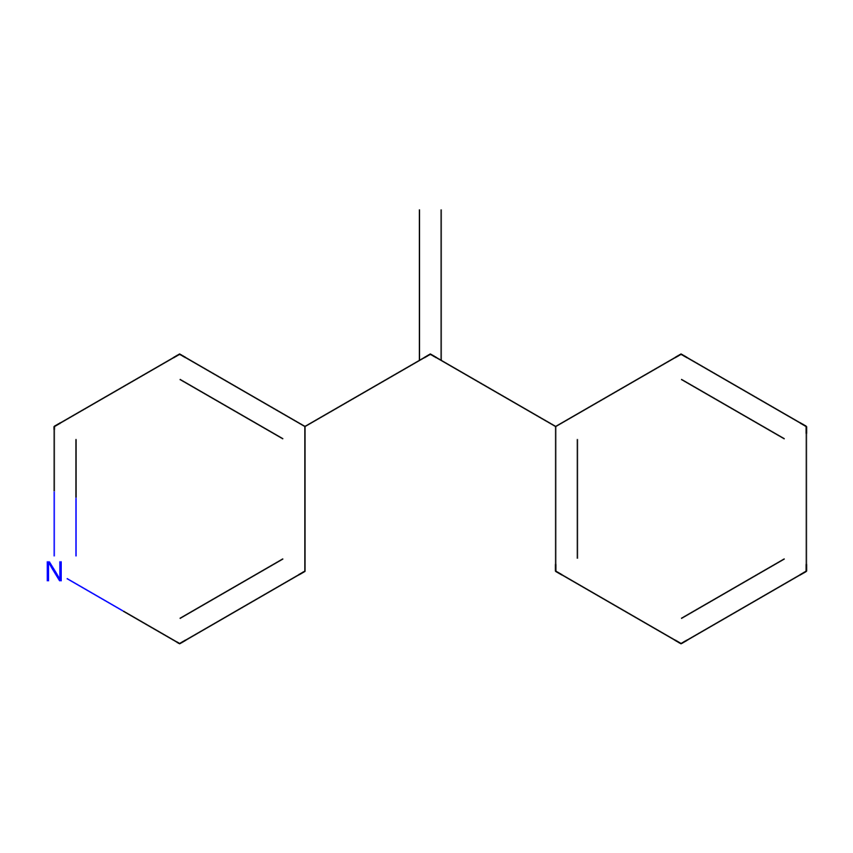 4-(1-Phenylethenyl)pyridine molecular structure, CAS 54813-56-8