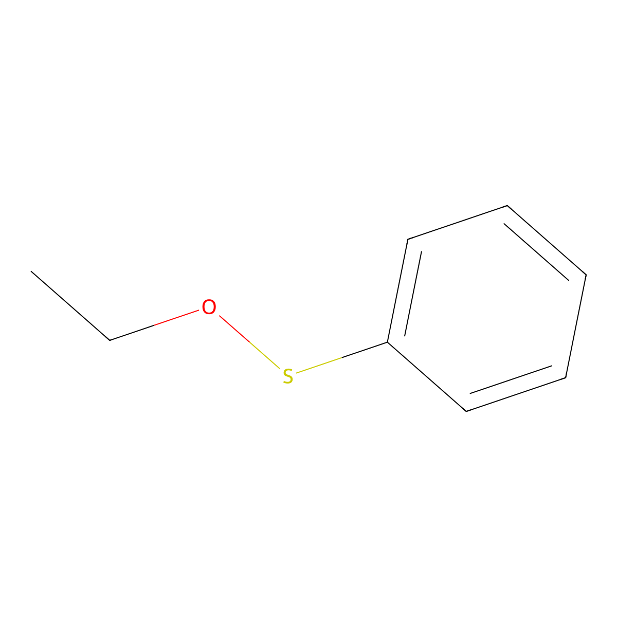 Ethoxythiophenyl molecular structure, CAS 54815-45-1