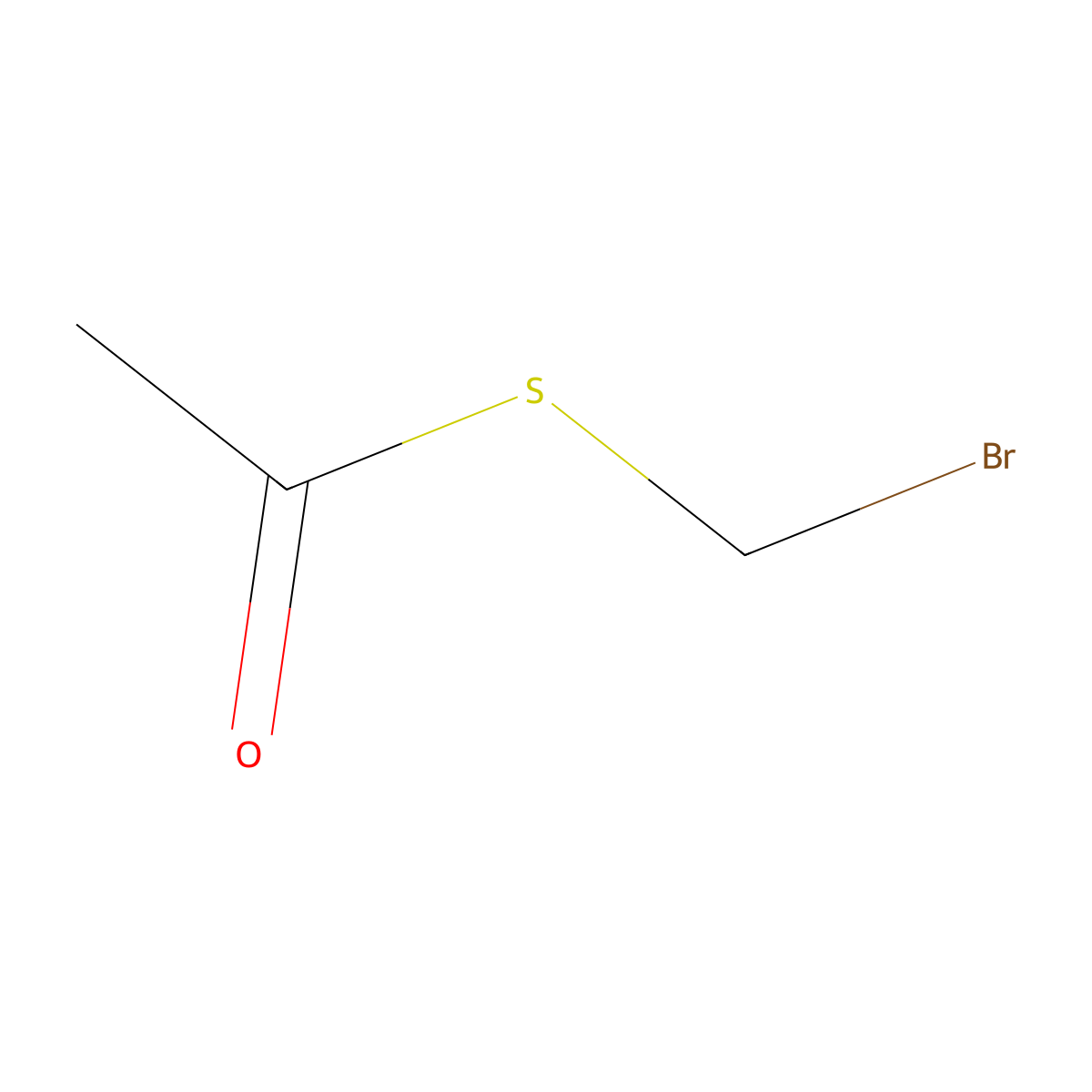 1-[(Bromomethyl)sulfanyl]ethan-1-one molecular structure, CAS 54820-26-7
