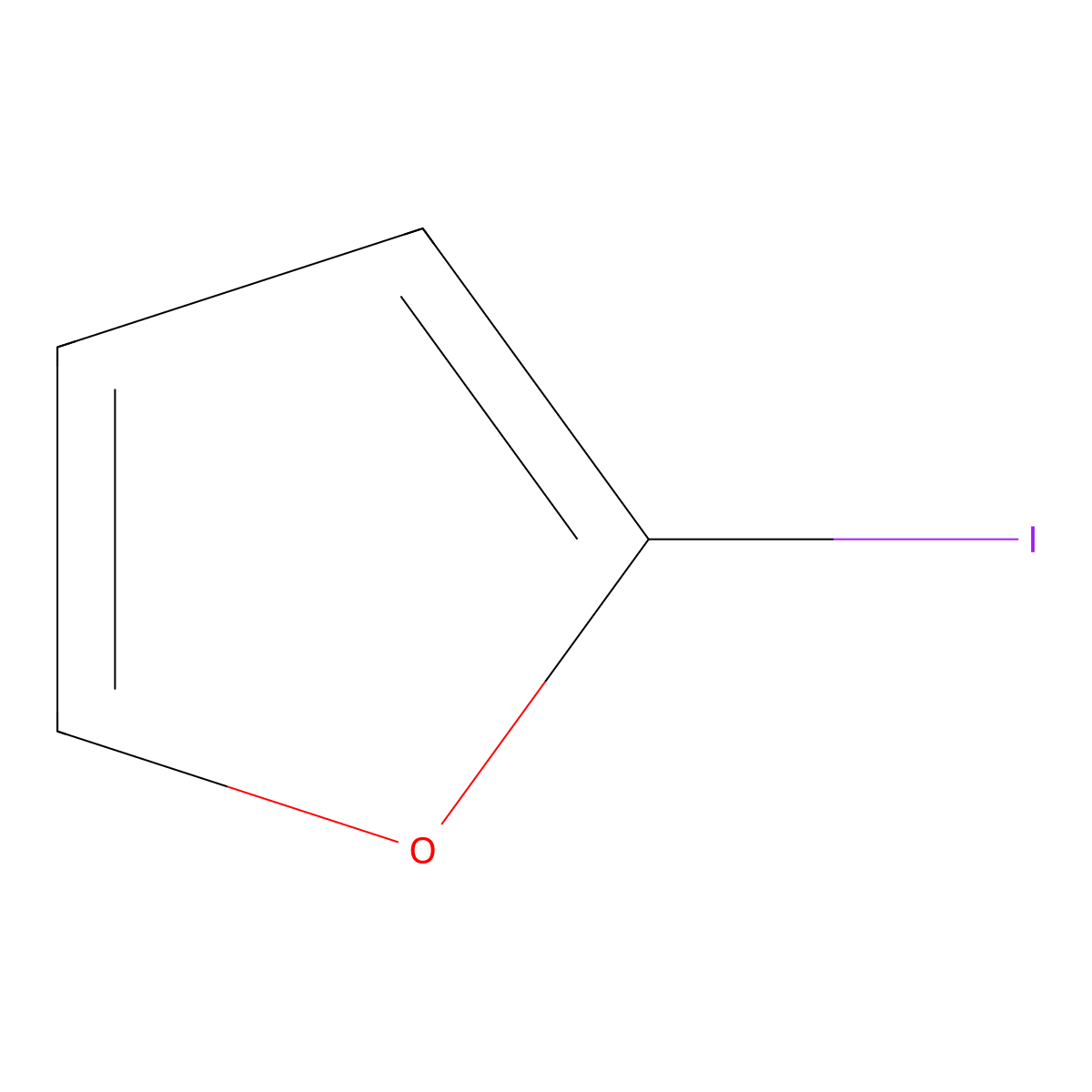 2-Iodofuran molecular structure, CAS 54829-48-0