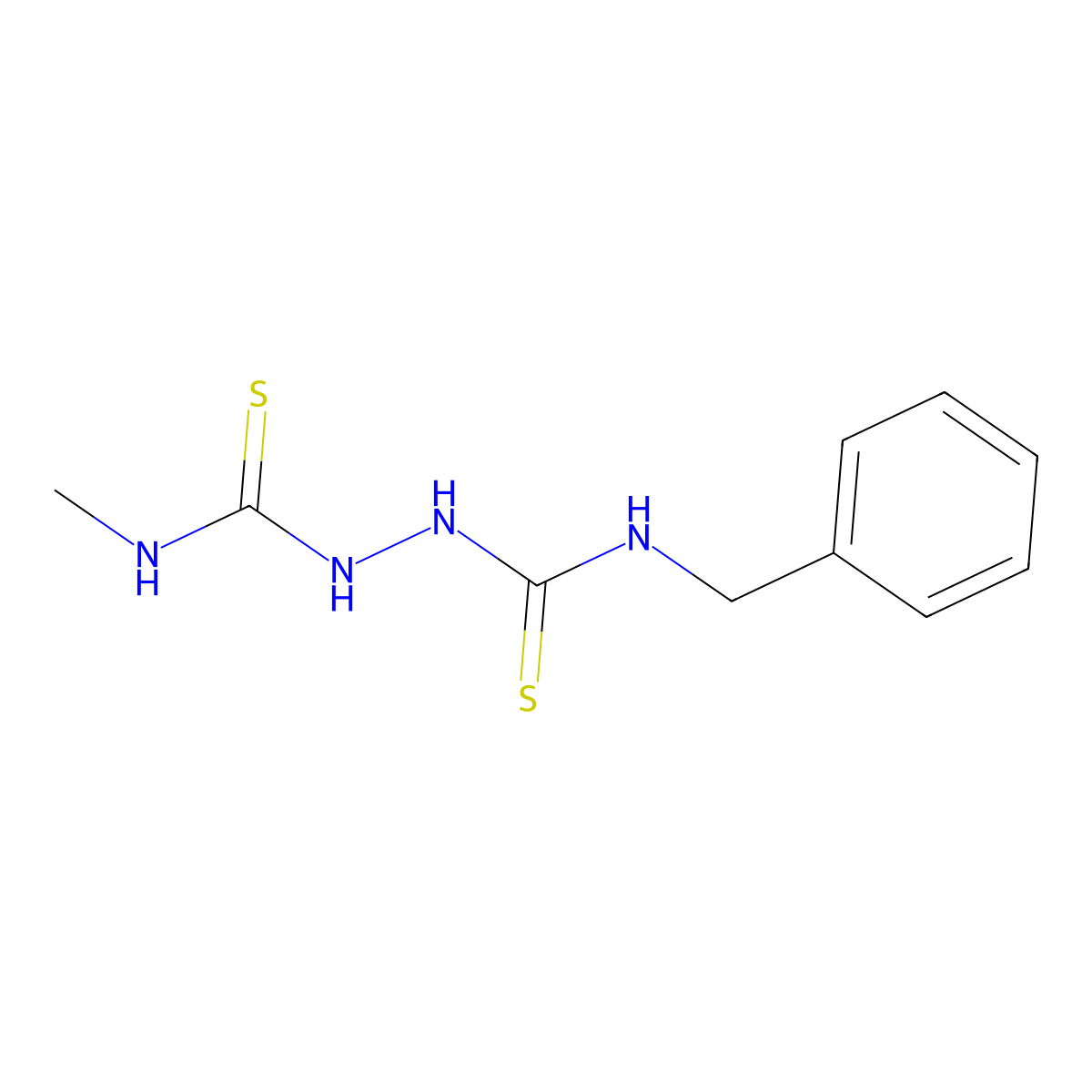 1-Benzyl-3-(methylcarbamothioylamino)thiourea molecular structure, CAS 54830-14-7
