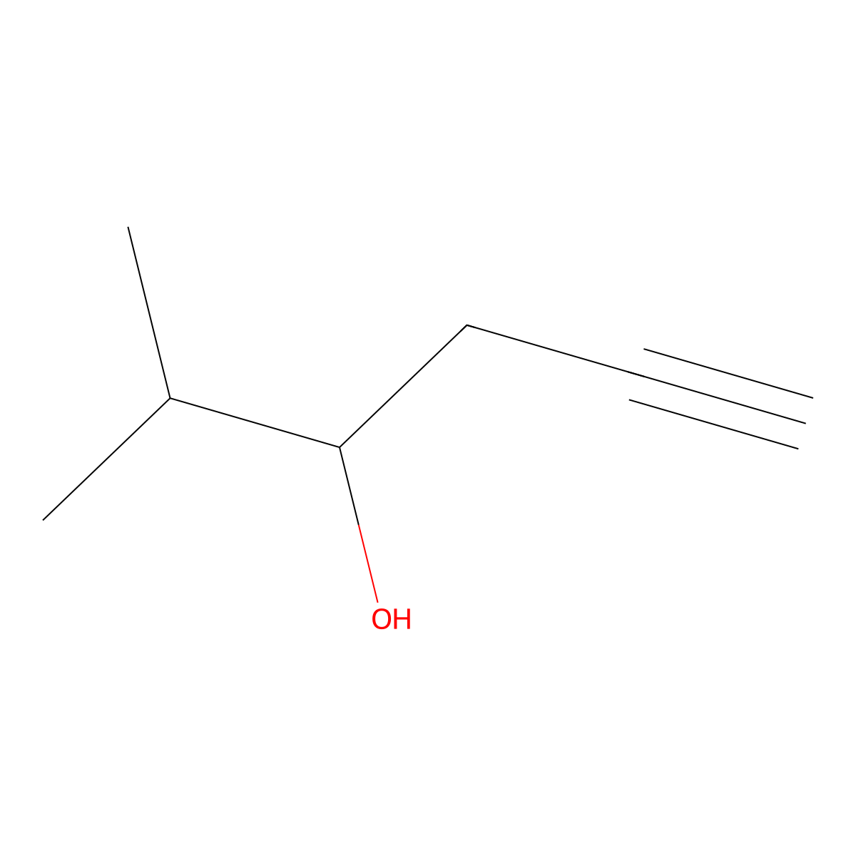 2-Methylhex-5-yn-3-ol molecular structure, CAS 54838-77-6