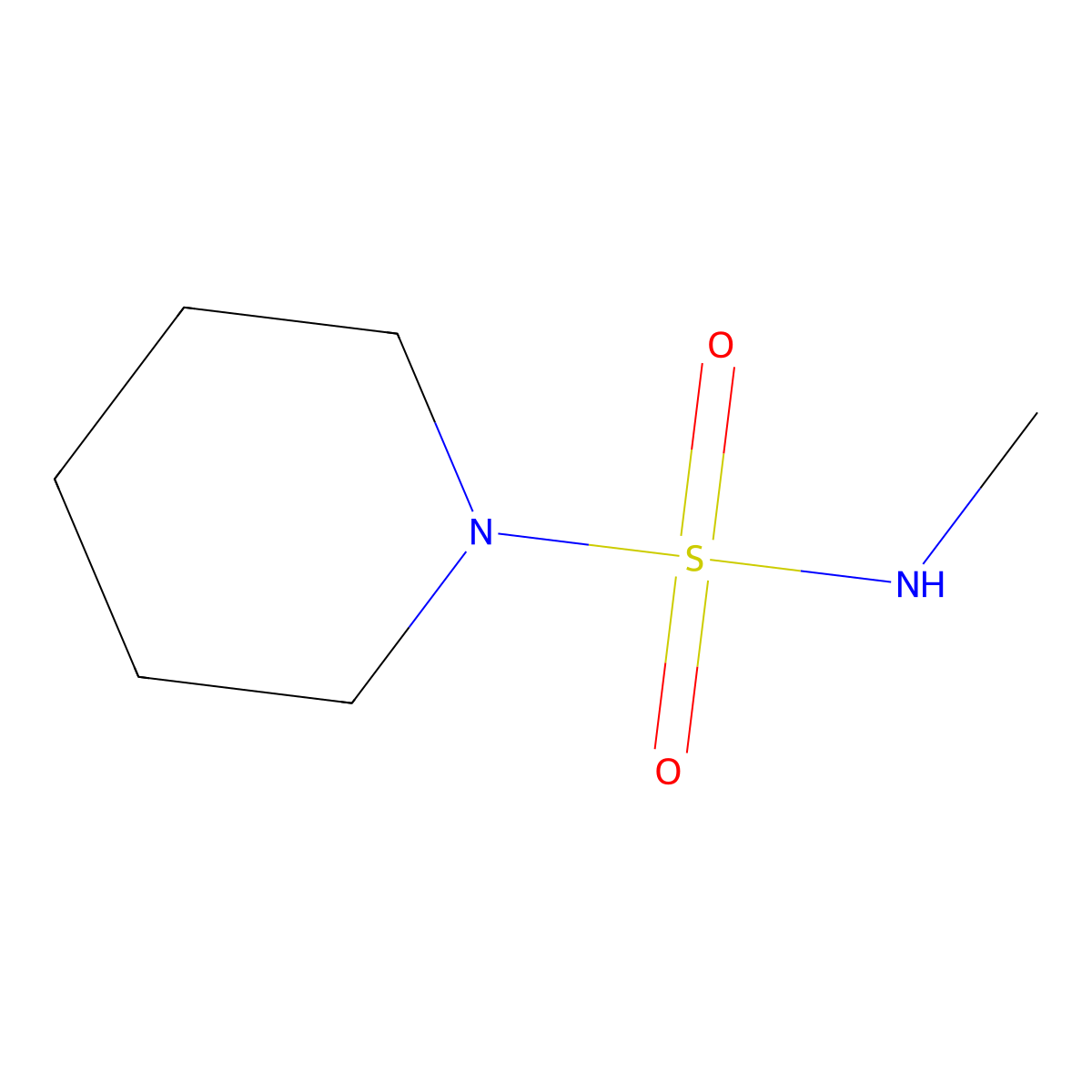 N-methylpiperidine-1-sulfonamide molecular structure, CAS 54838-89-0