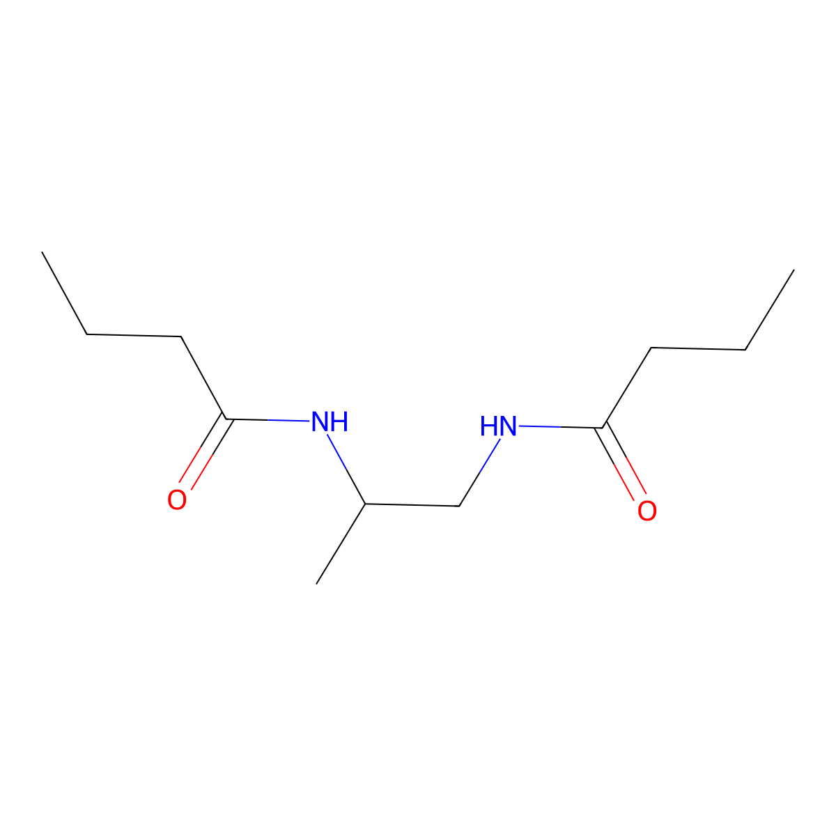 N-[2-(butanoylamino)propyl]butanamide molecular structure, CAS 548439-11-8