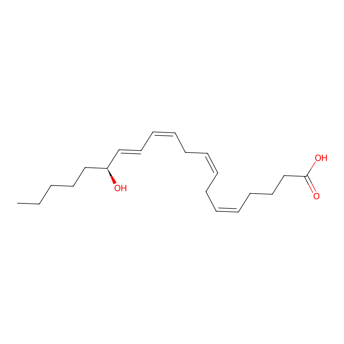 15(s)-Hete molecular structure, CAS 54845-95-3