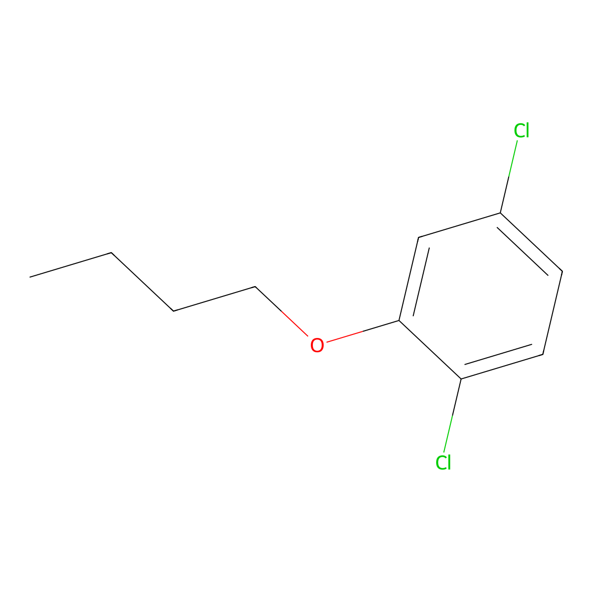 2-Butoxy-1,4-dichlorobenzene molecular structure, CAS 548478-00-8