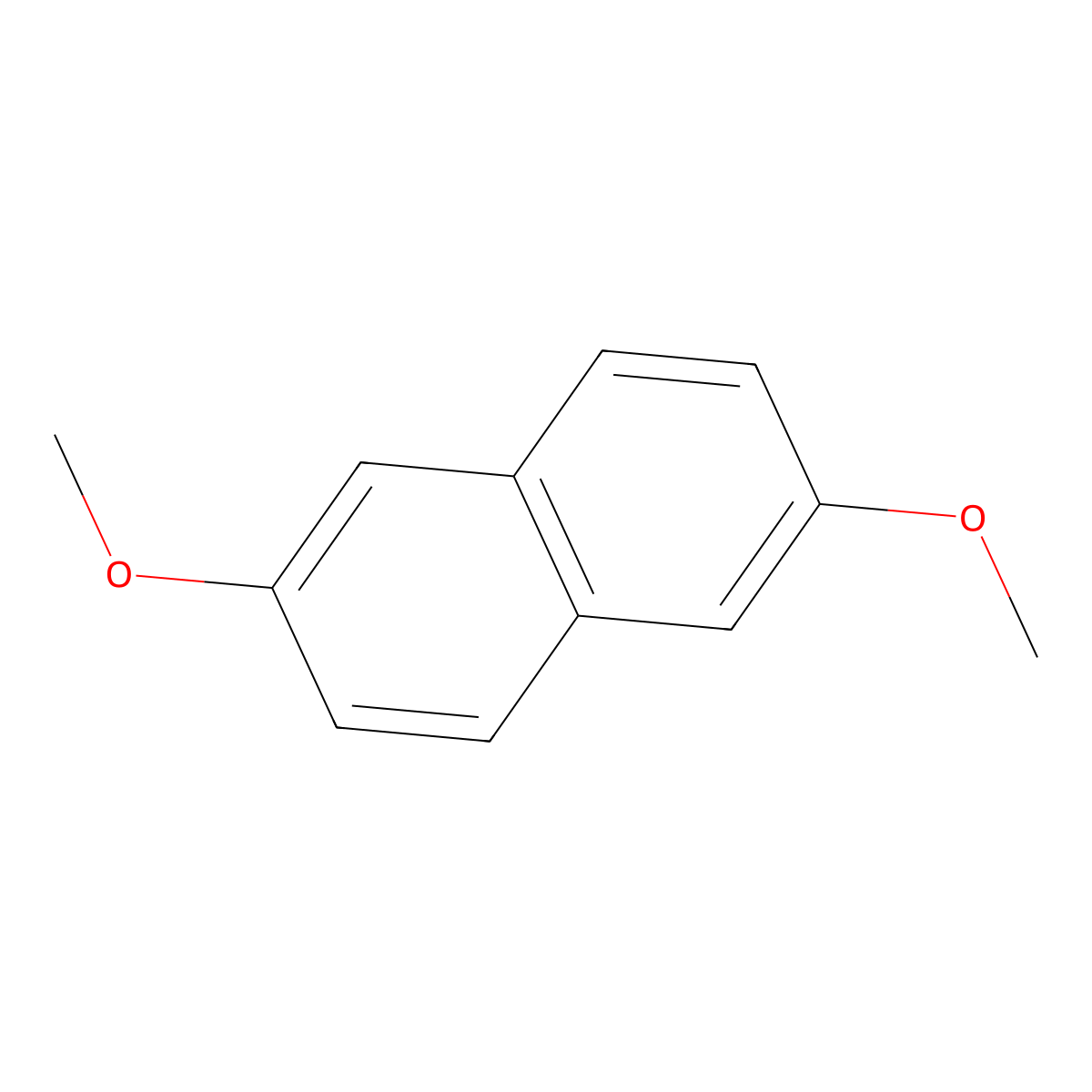2,6-Dimethoxynaphthalene molecular structure, CAS 5486-55-5