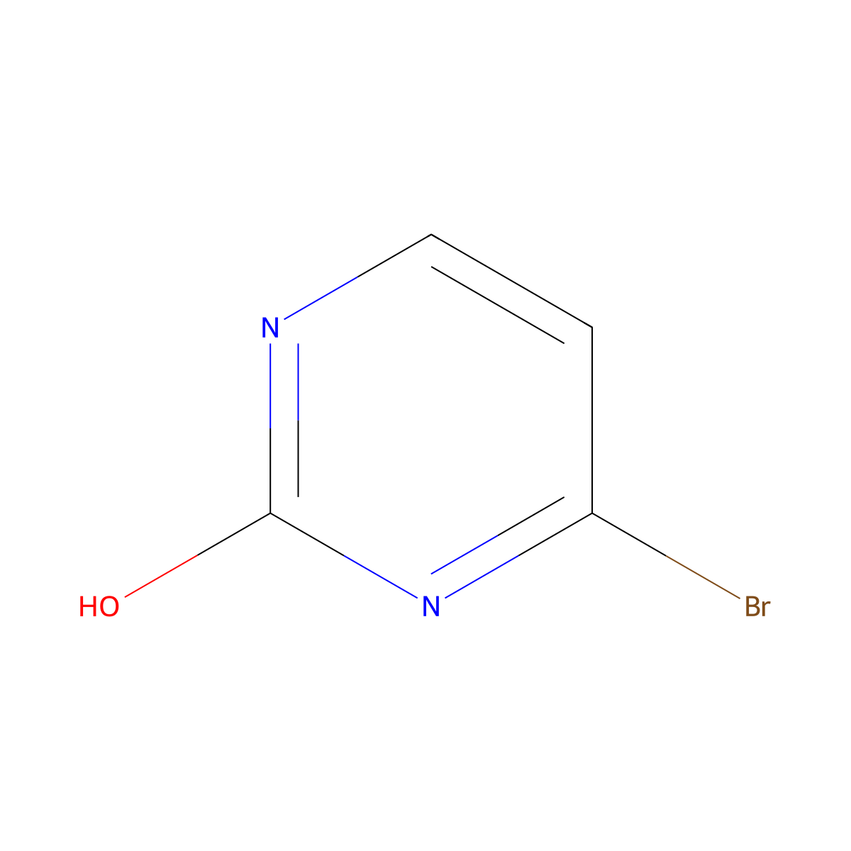 6-Bromopyrimidin-2(1H)-one molecular structure, CAS 548767-83-5