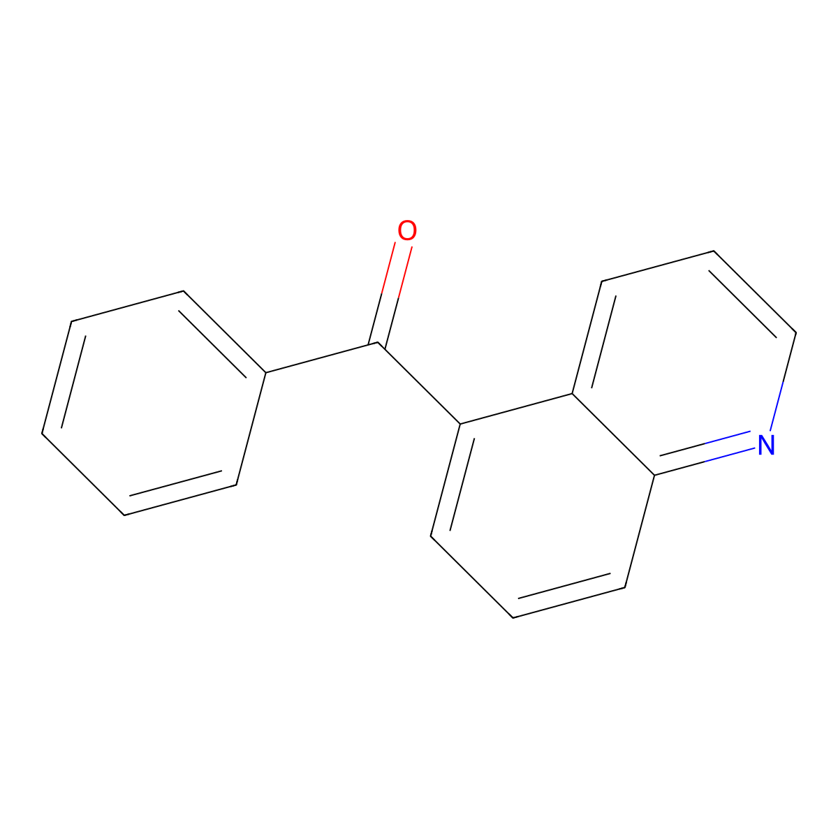 Phenyl(quinolin-5-yl)methanone molecular structure, CAS 54885-01-7