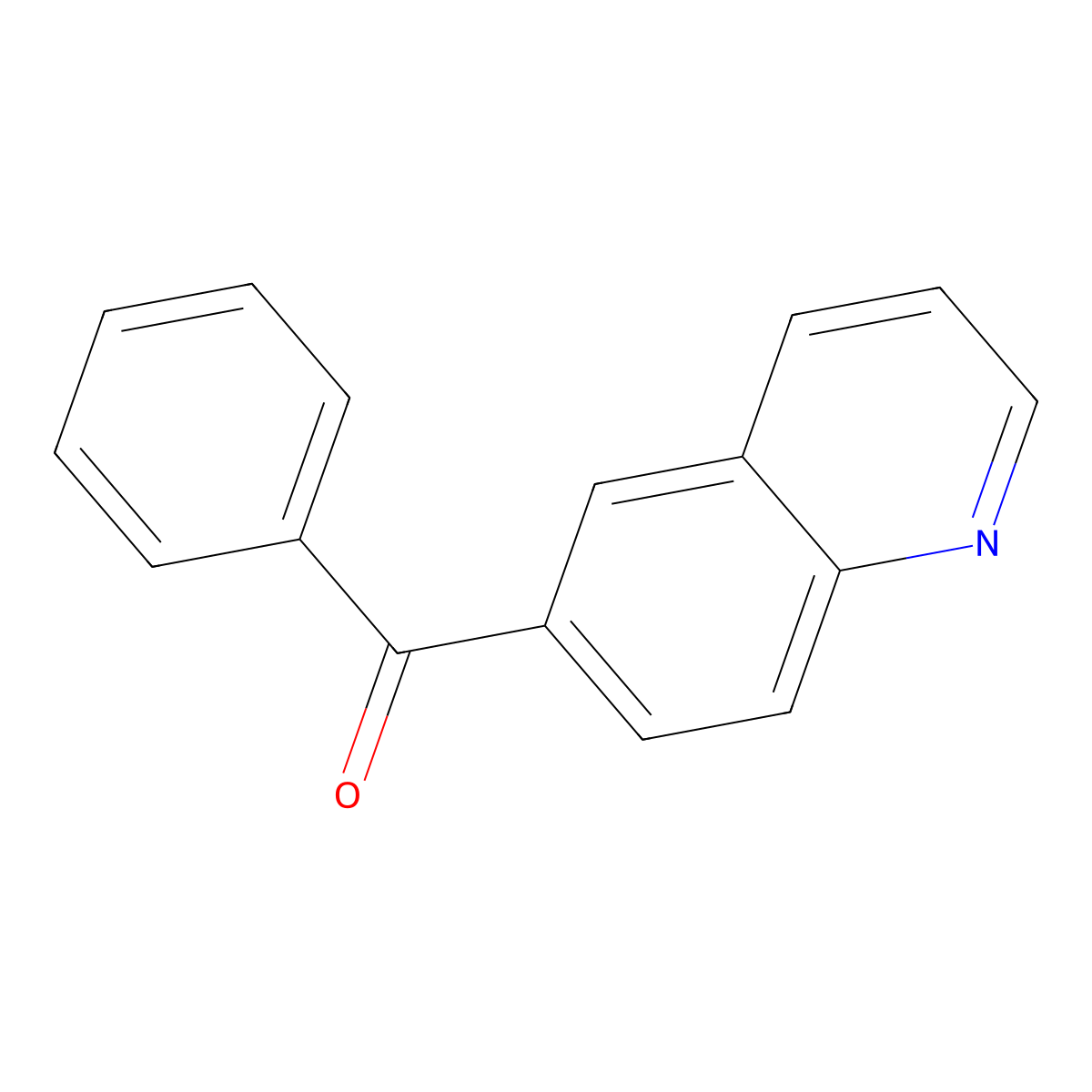 6-Benzoylquinoline molecular structure, CAS 54885-02-8