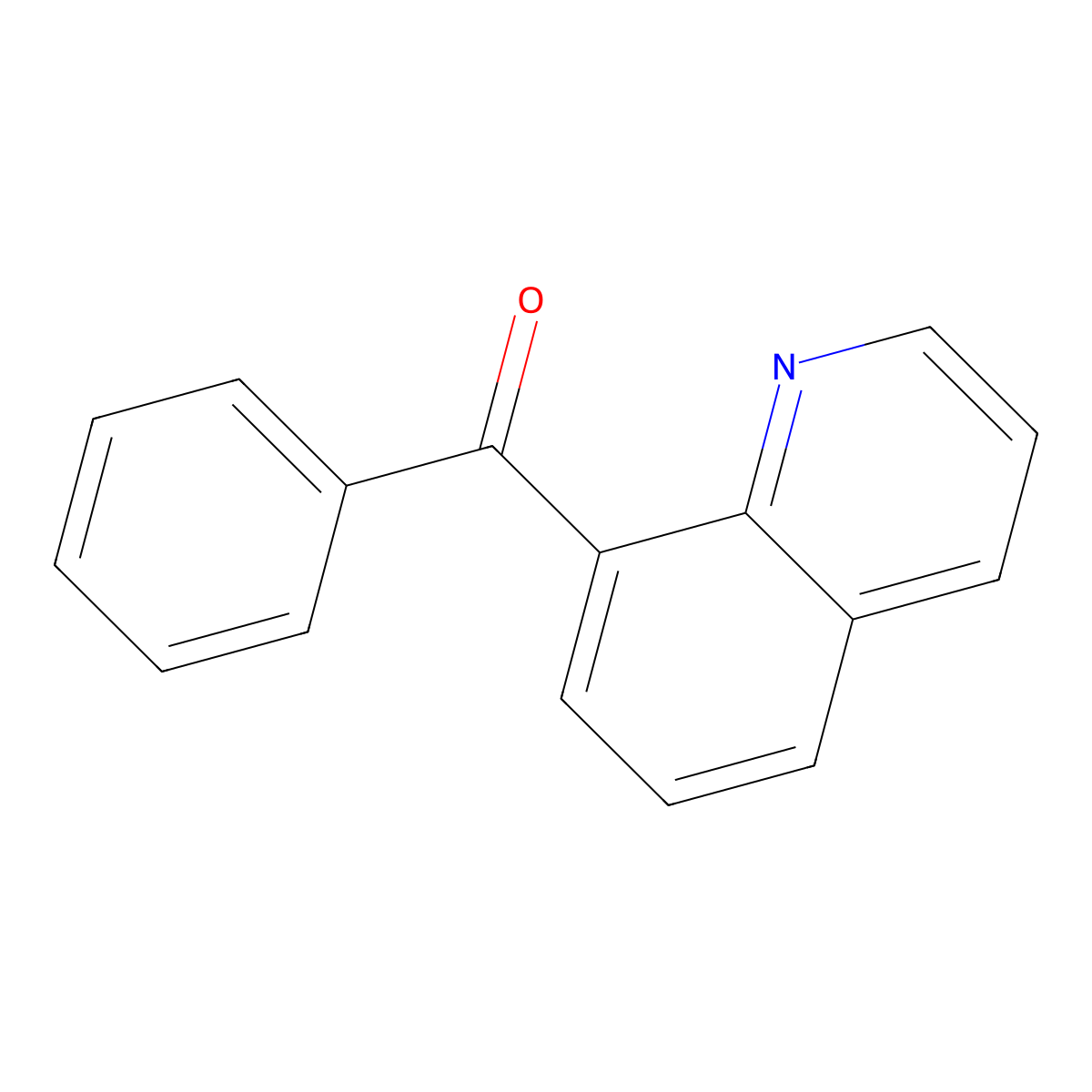 Methanone, phenyl-8-quinolinyl- molecular structure, CAS 54885-04-0