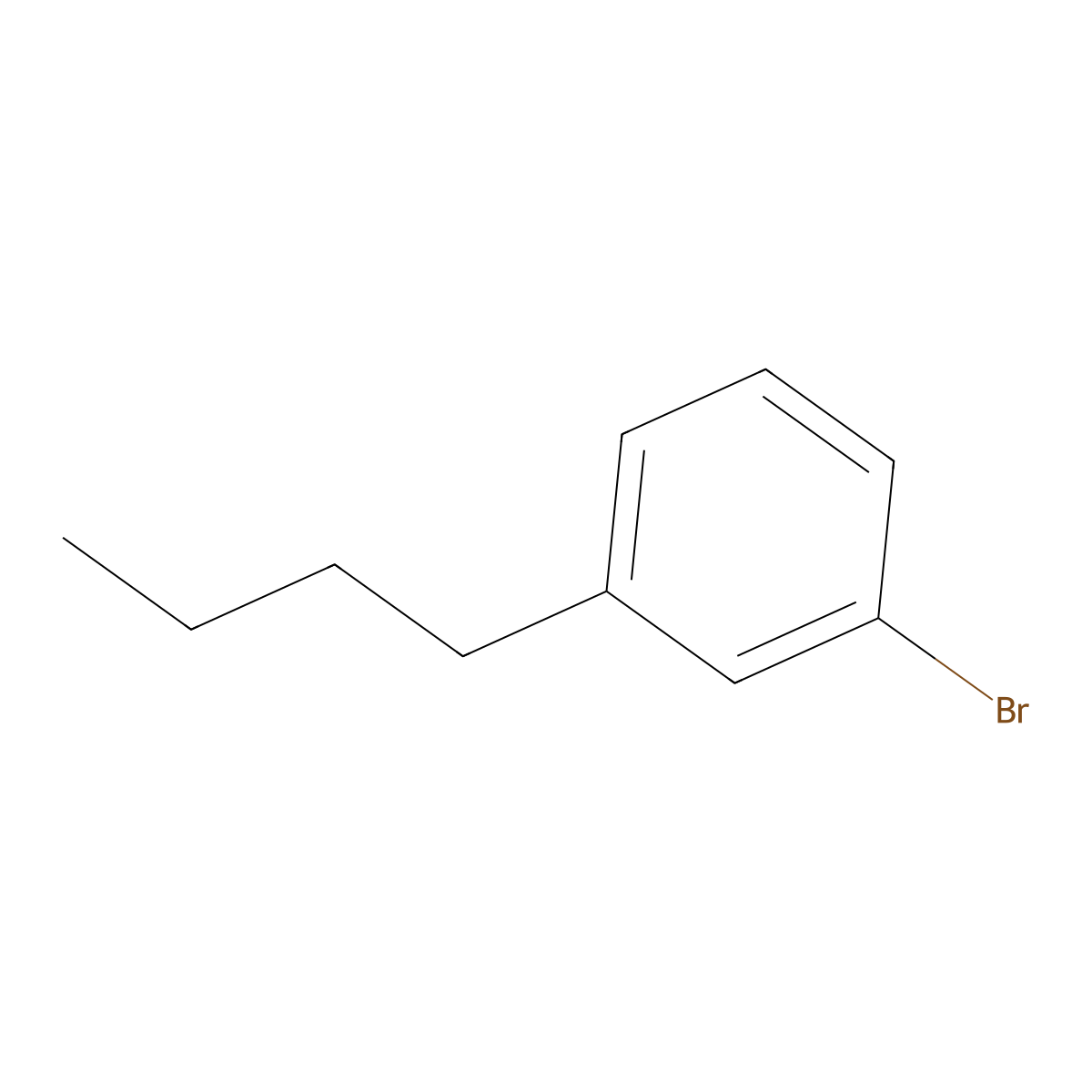 1-Bromo-3-butylbenzene molecular structure, CAS 54887-20-6