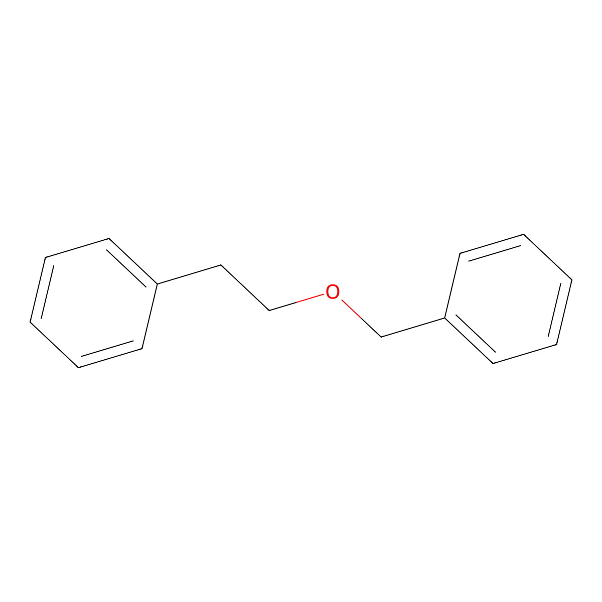 Benzyl 2-phenylethyl ether molecular structure, CAS 54894-37-0