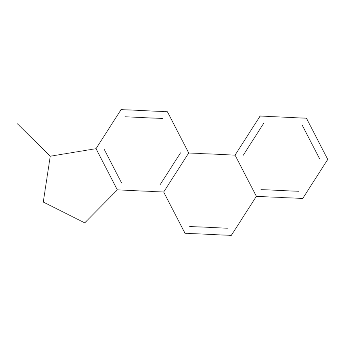 3'-Methyl-1,2-cyclopentenophenanthrene molecular structure, CAS 549-38-2