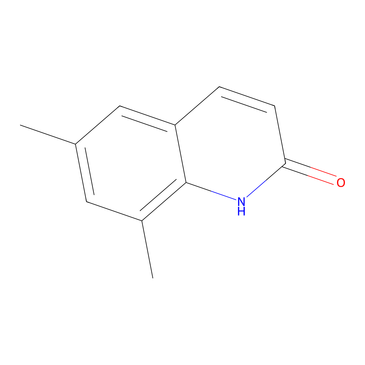6,8-Dimethylquinolin-2(1H)-one molecular structure, CAS 54904-39-1