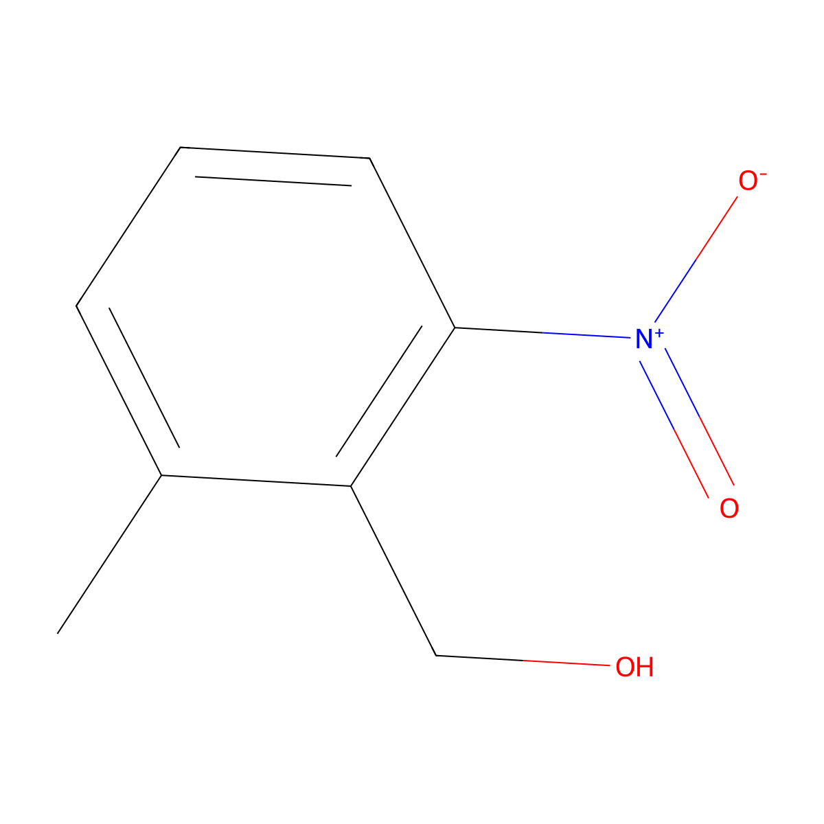 (2-Methyl-6-nitrophenyl)methanol molecular structure, CAS 54915-41-2