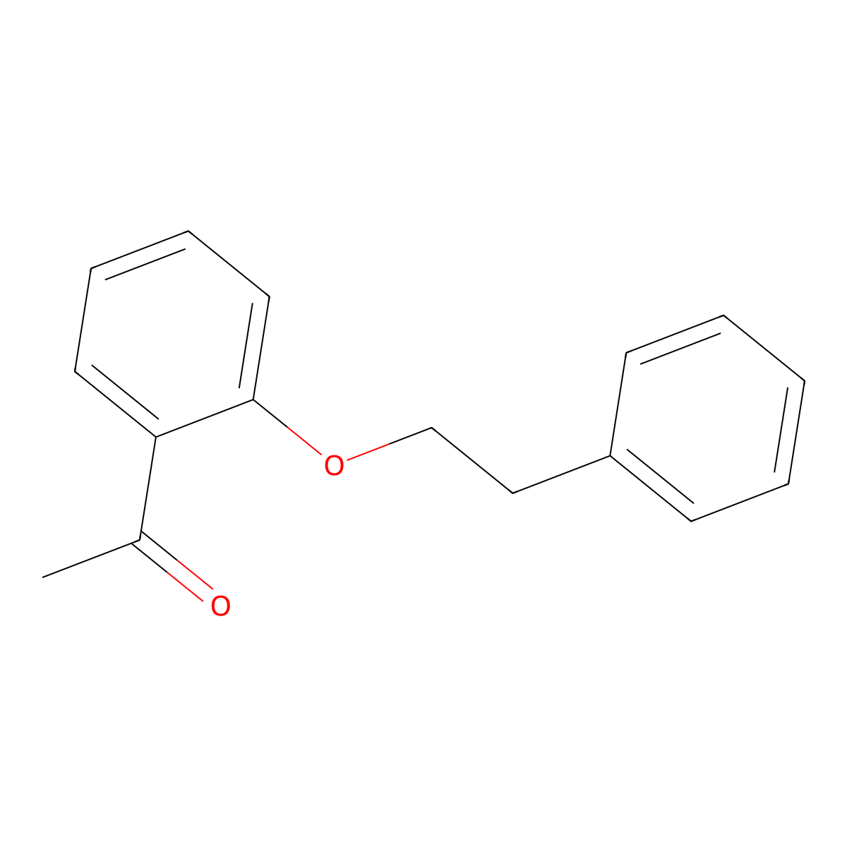 1-[2-(2-Phenylethoxy)phenyl]ethanone molecular structure, CAS 54916-30-2