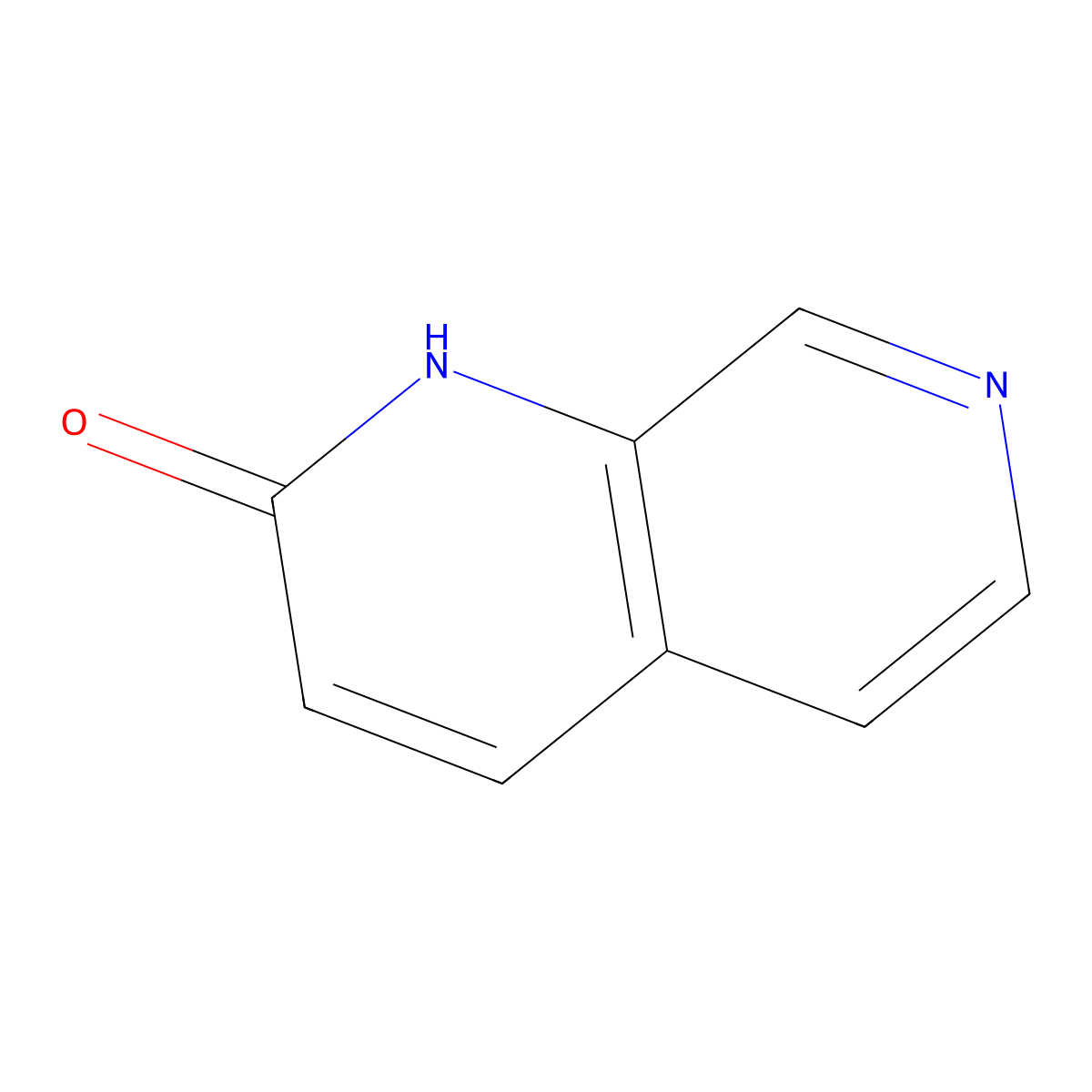1,7-naphthyridin-2(1H)-one molecular structure, CAS 54920-82-0