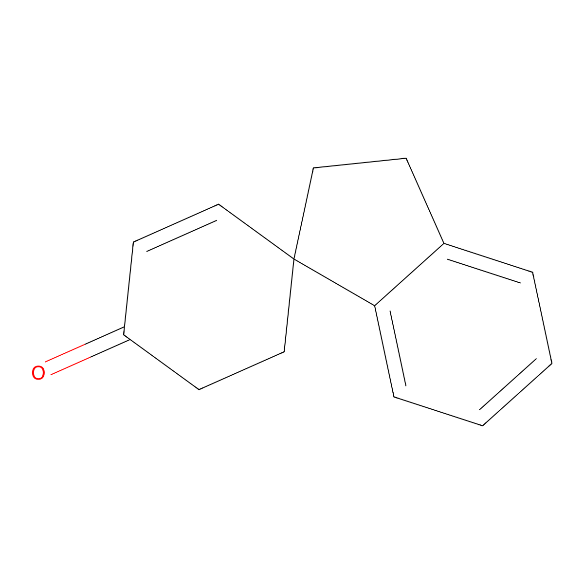 2',3'-Dihydrospiro[cyclohexane-1,1'-inden]-2-EN-4-one molecular structure, CAS 54922-04-2