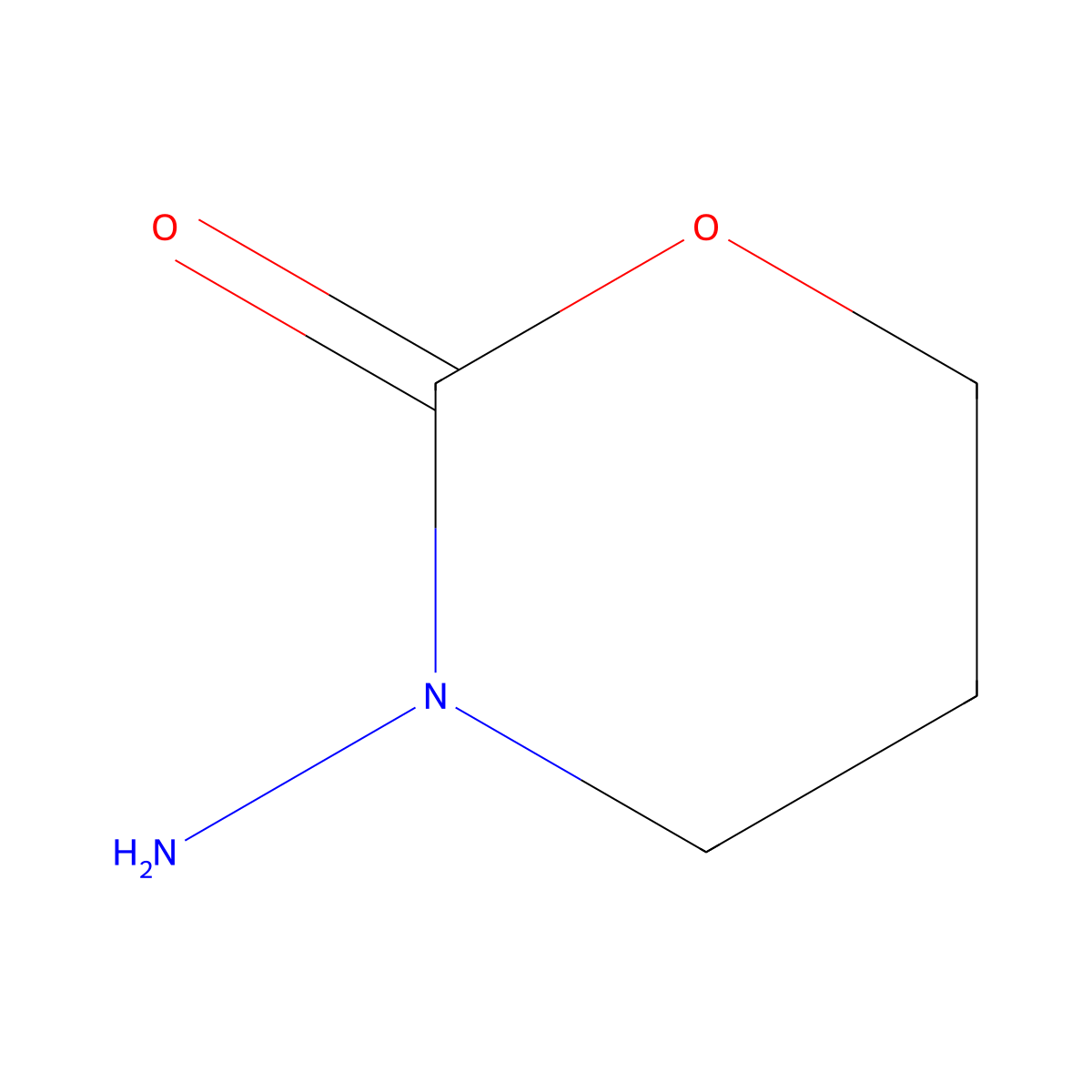 3-Amino-1,3-oxazinan-2-one molecular structure, CAS 54924-47-9