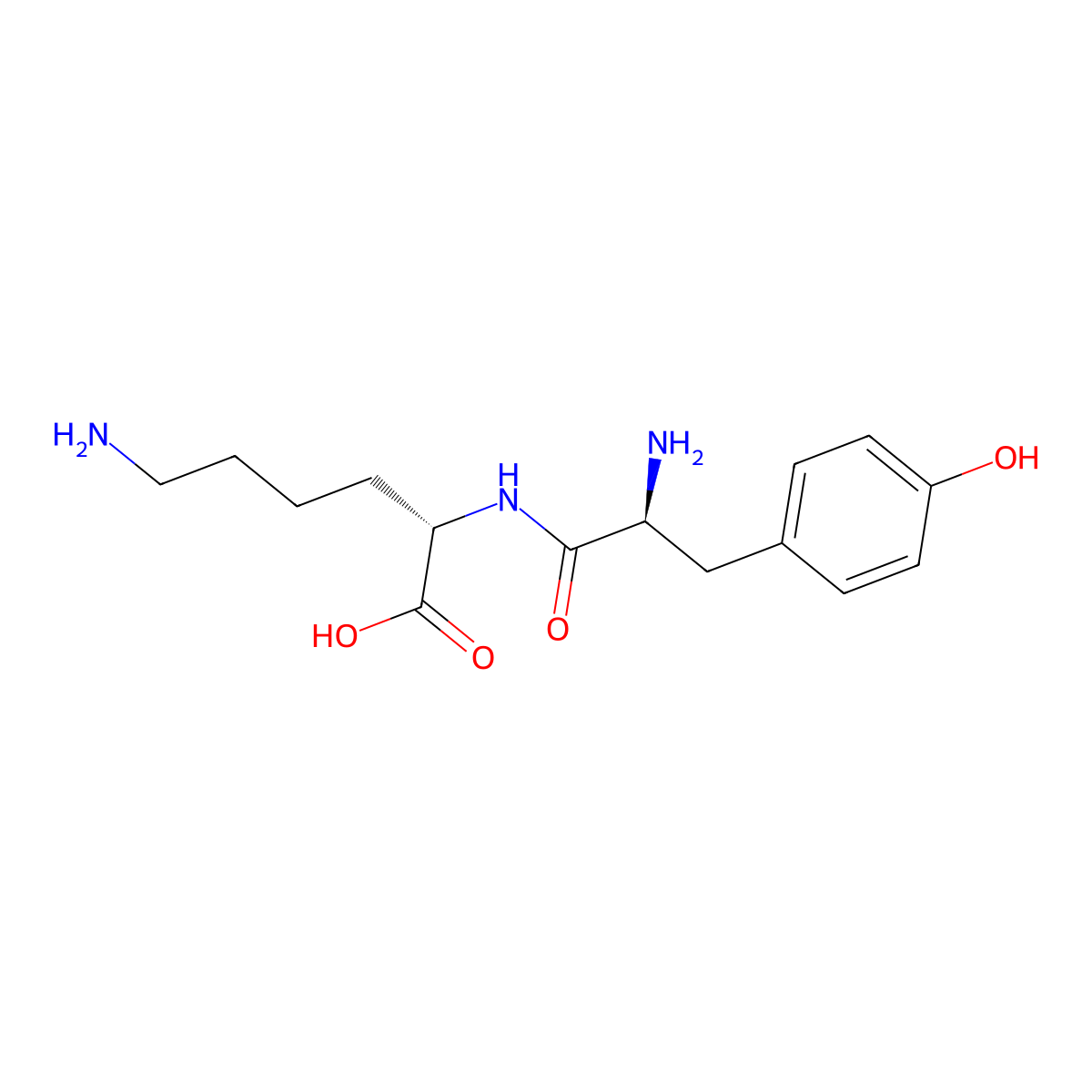 Tyr-Lys molecular structure, CAS 54925-88-1