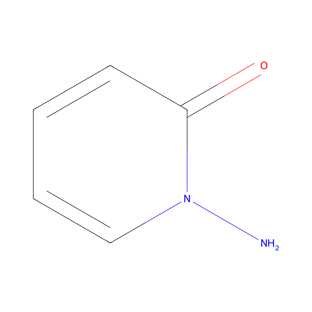 1-Amino-1,2-dihydropyridin-2-one molecular structure, CAS 54931-11-2