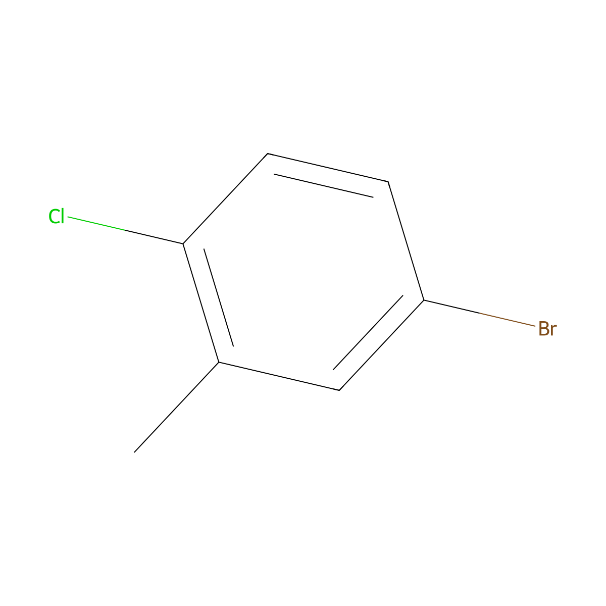 5-Bromo-2-chlorotoluene molecular structure, CAS 54932-72-8