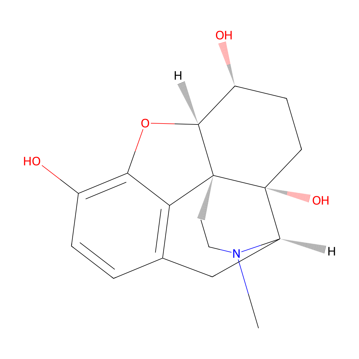 6beta-Oxymorphol molecular structure, CAS 54934-75-7