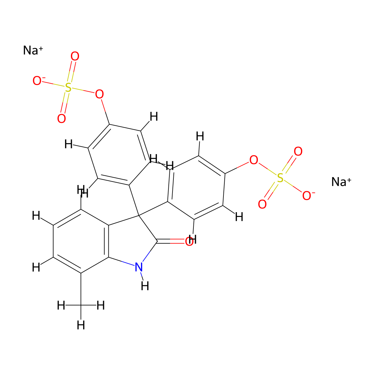 Sulisatin sodium molecular structure, CAS 54935-04-5