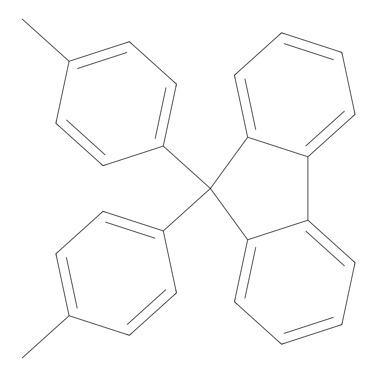 9,9-Bis(4-methylphenyl)-9H-fluorene molecular structure, CAS 54941-50-3