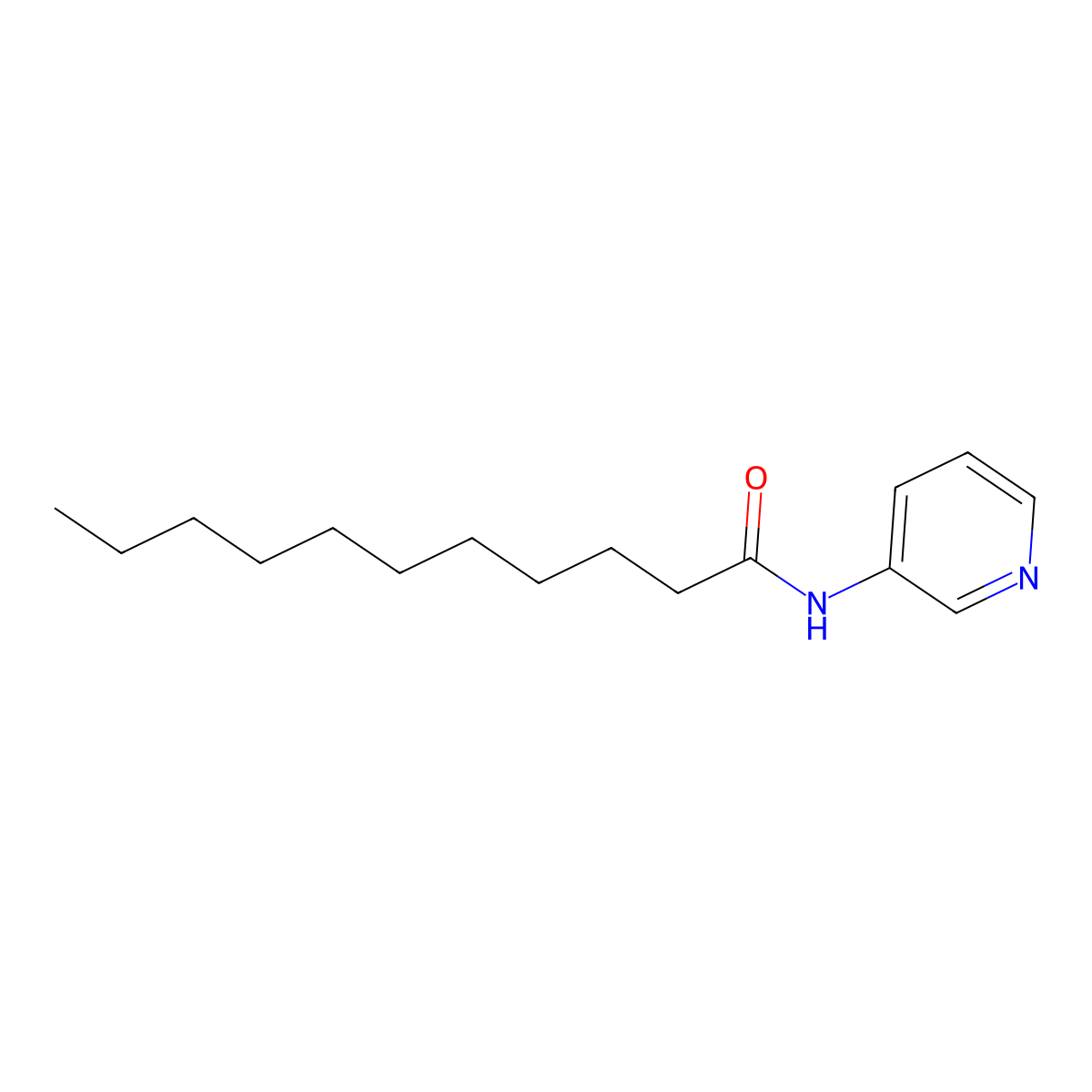 N-(3-pyridinyl)undecanamide molecular structure, CAS 549495-75-2
