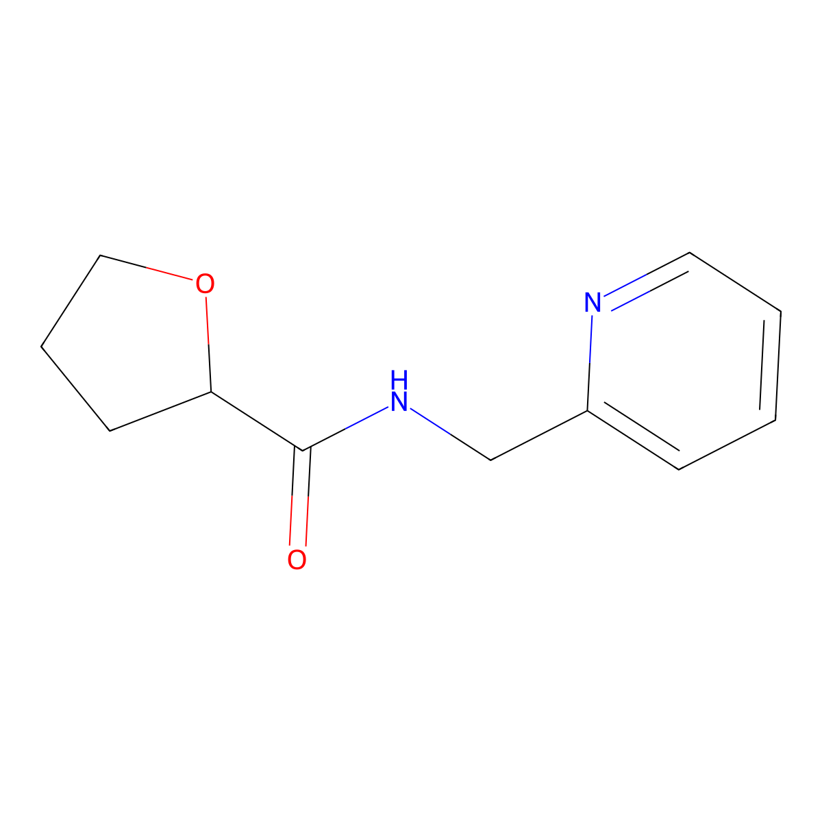 N-(2-pyridinylmethyl)tetrahydro-2-furancarboxamide molecular structure, CAS 549496-84-6