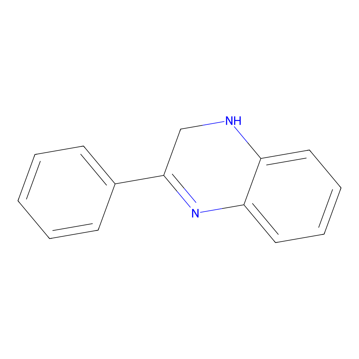 3-Phenyl-1,2-dihydroquinoxaline molecular structure, CAS 5495-09-0