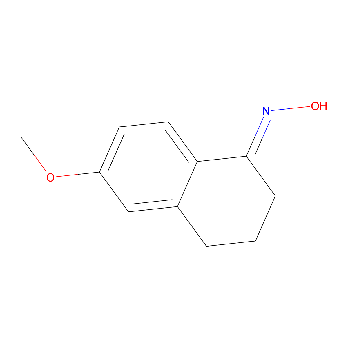 6-Methoxy-1-tetralone oxime molecular structure, CAS 54951-36-9