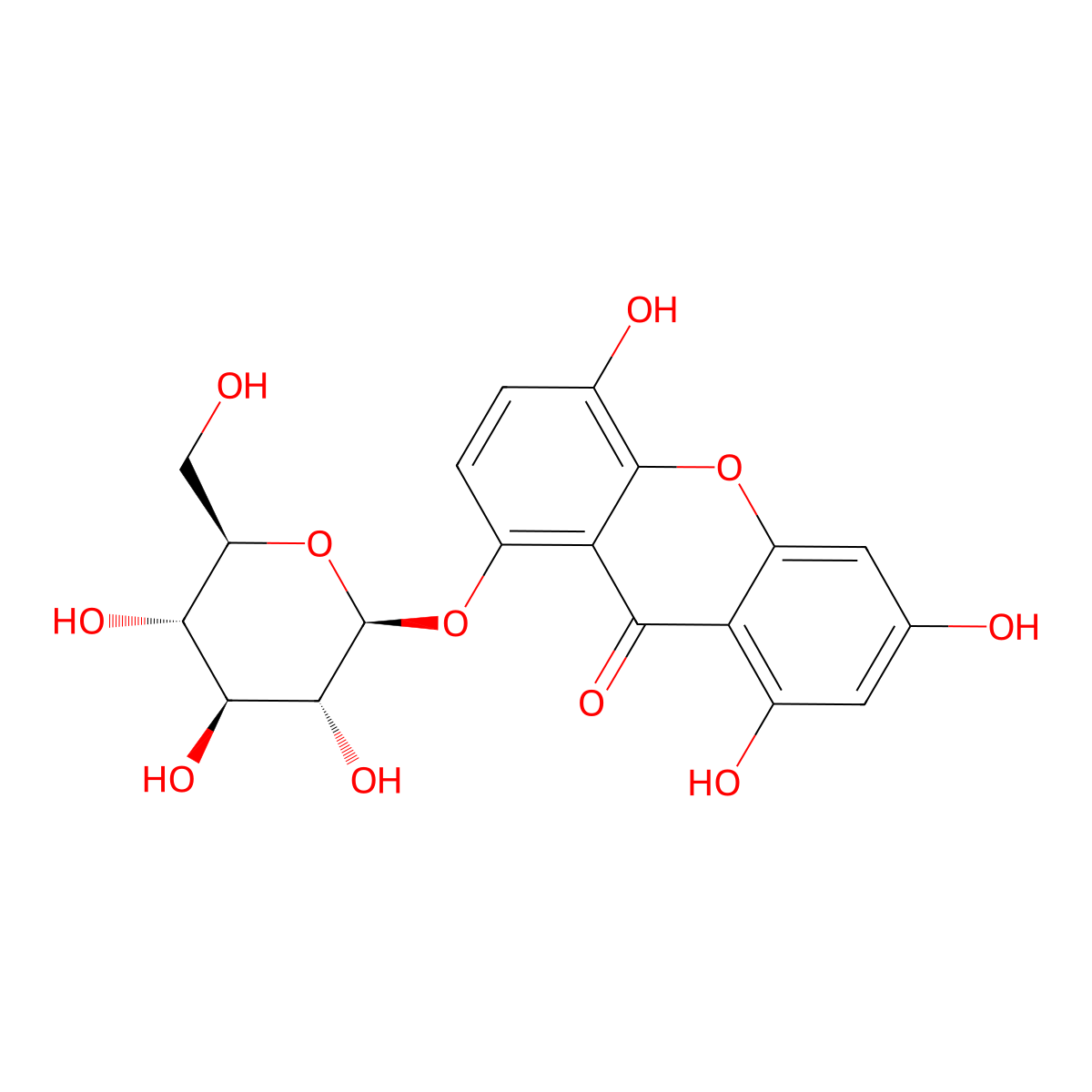 Norswertianolin molecular structure, CAS 54954-12-0