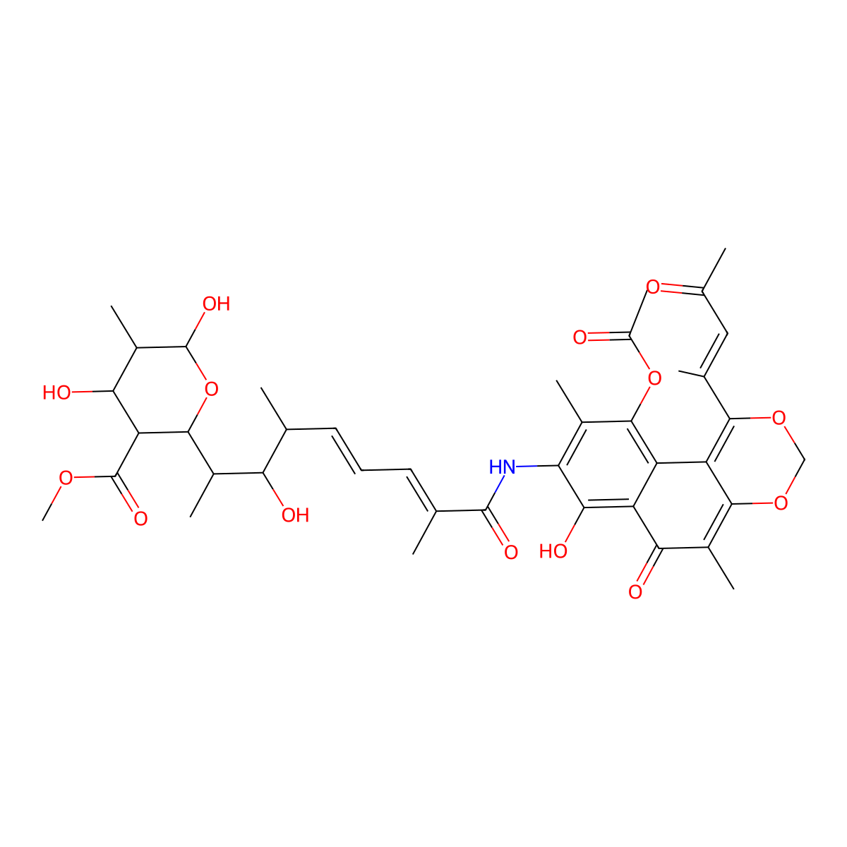 Streptovaricinal C molecular structure, CAS 54955-14-5
