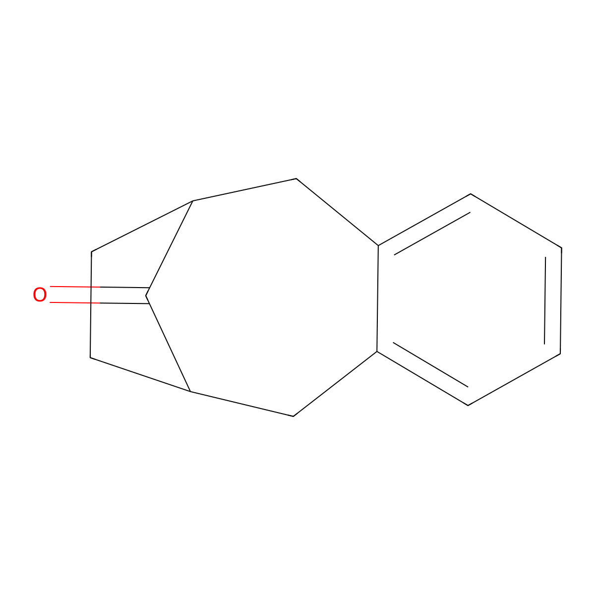Tricyclo[8.2.1.03,8]trideca-3,5,7-trien-13-one molecular structure, CAS 54962-18-4