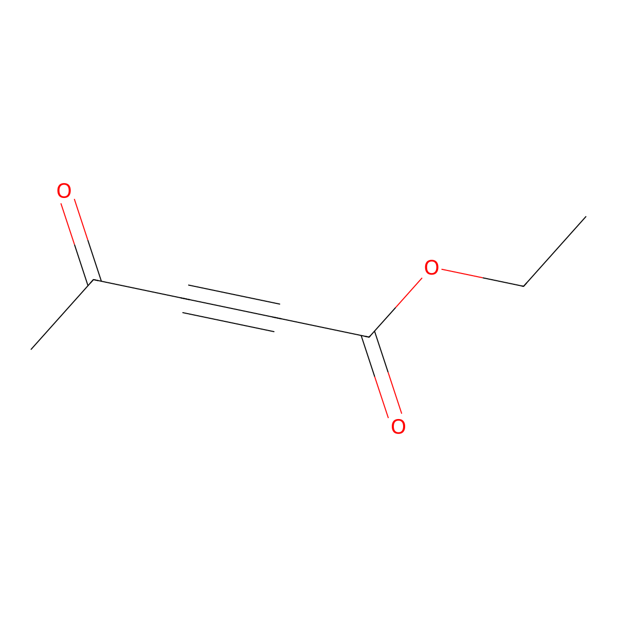 Ethyl 4-oxopent-2-ynoate molecular structure, CAS 54966-49-3