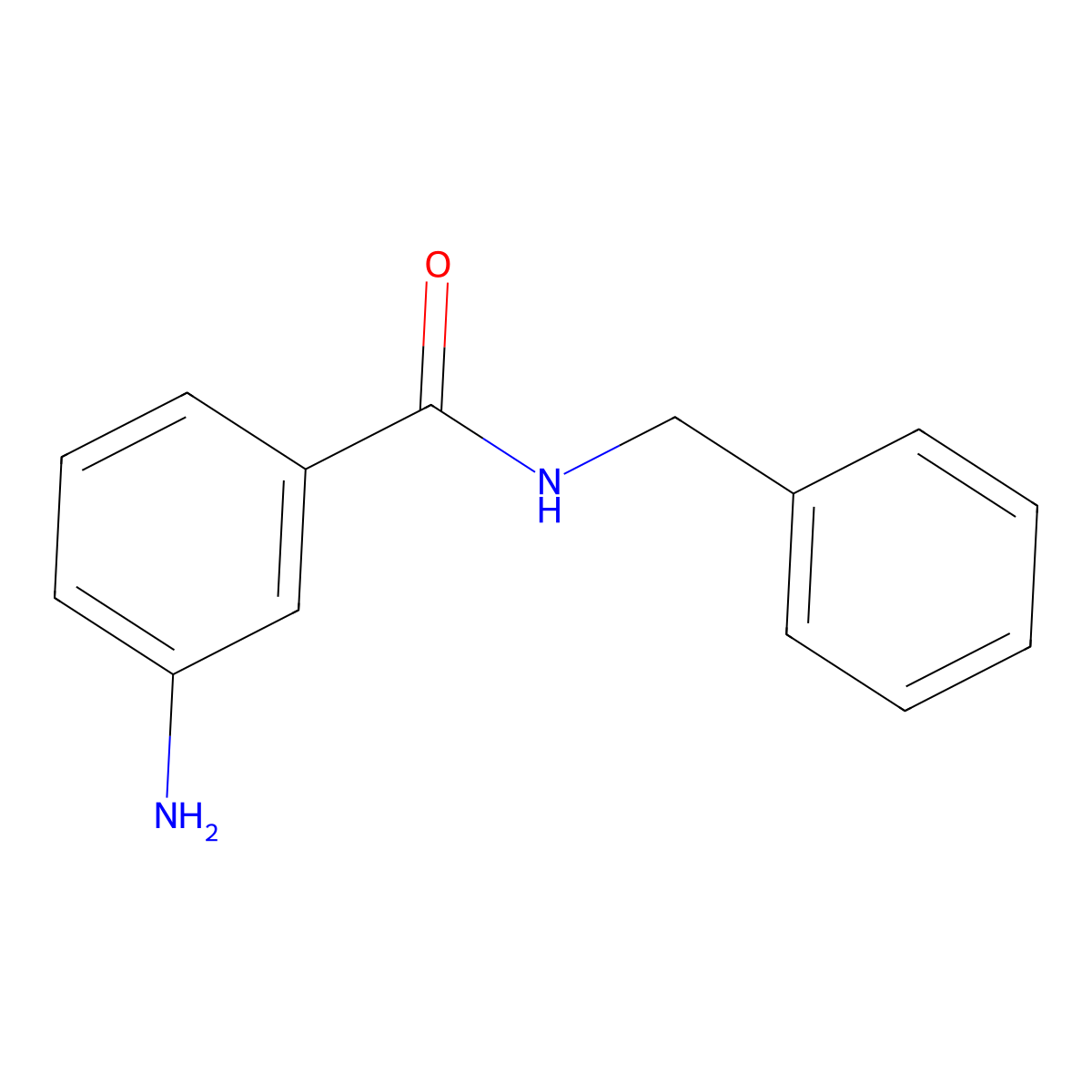 3-amino-N-benzylbenzamide molecular structure, CAS 54977-91-2