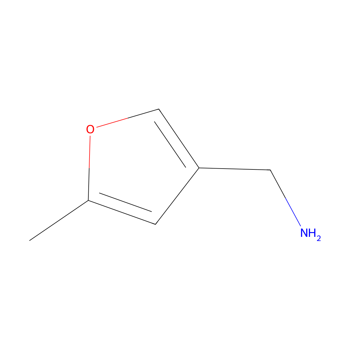 (5-Methylfuran-3-yl)methanamine molecular structure, CAS 549889-66-9