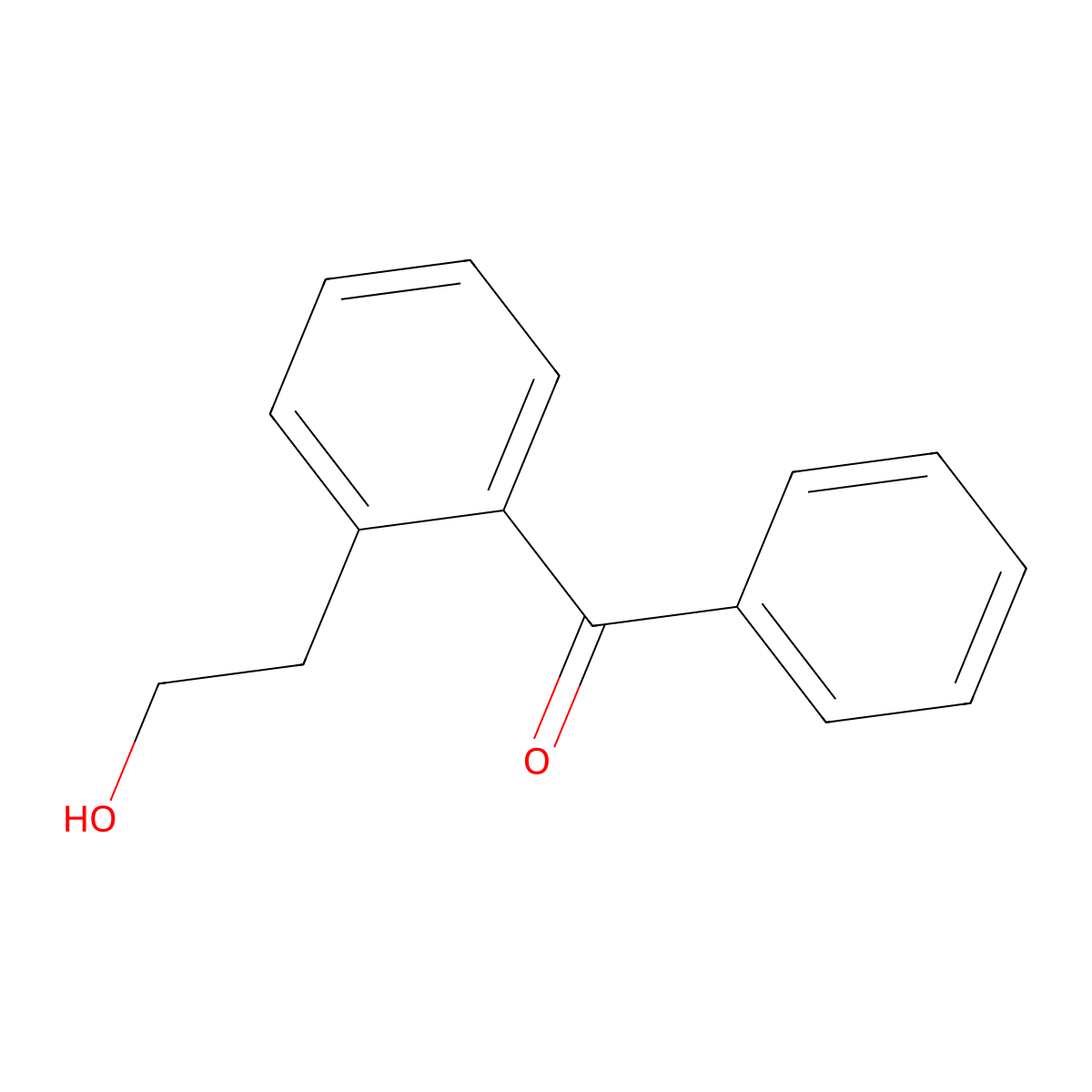 2-(2-Benzoylphenyl)ethan-1-ol molecular structure, CAS 54996-38-2