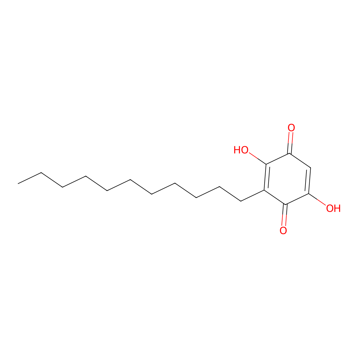 Embelin molecular structure, CAS 550-24-3