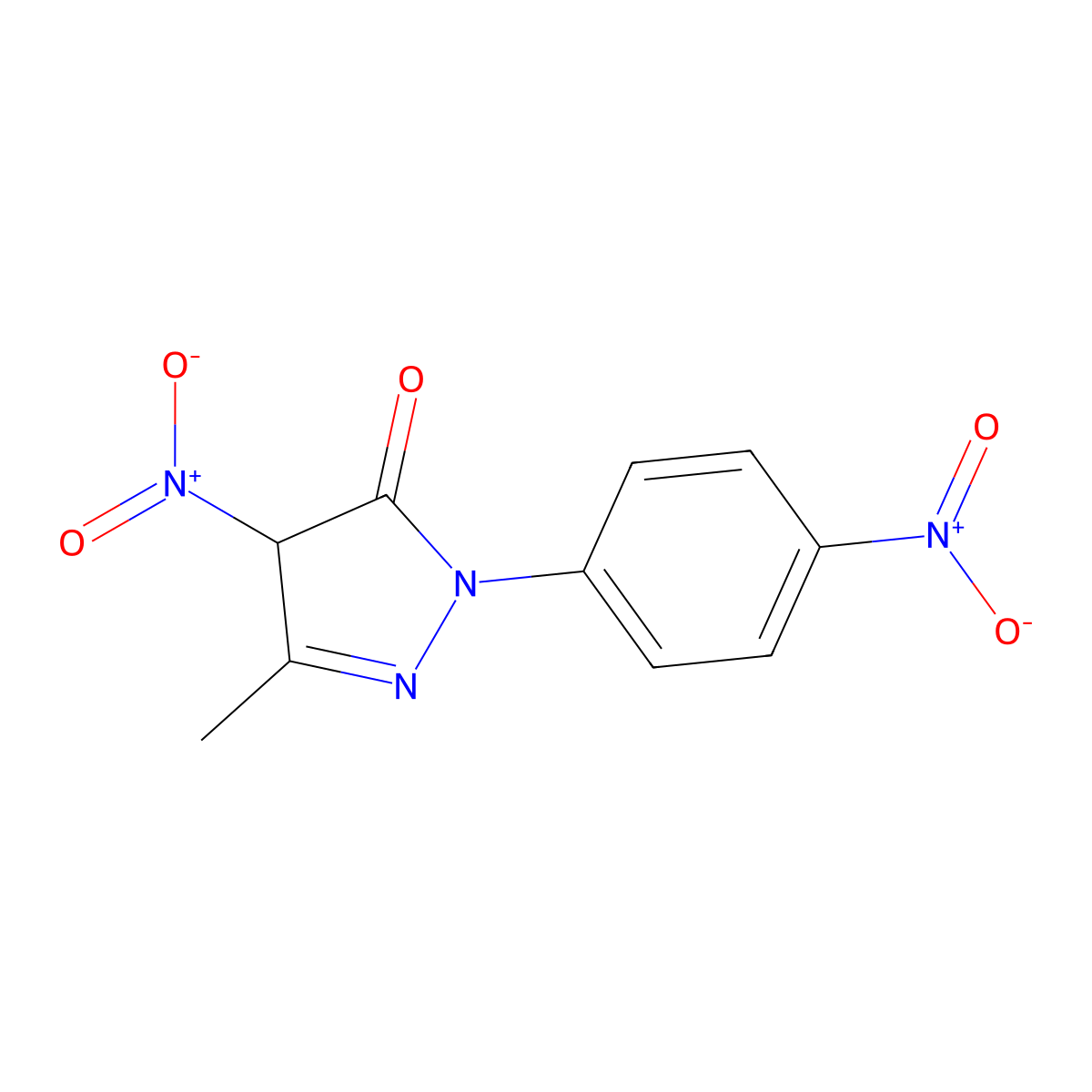 Picrolonic acid molecular structure, CAS 550-74-3