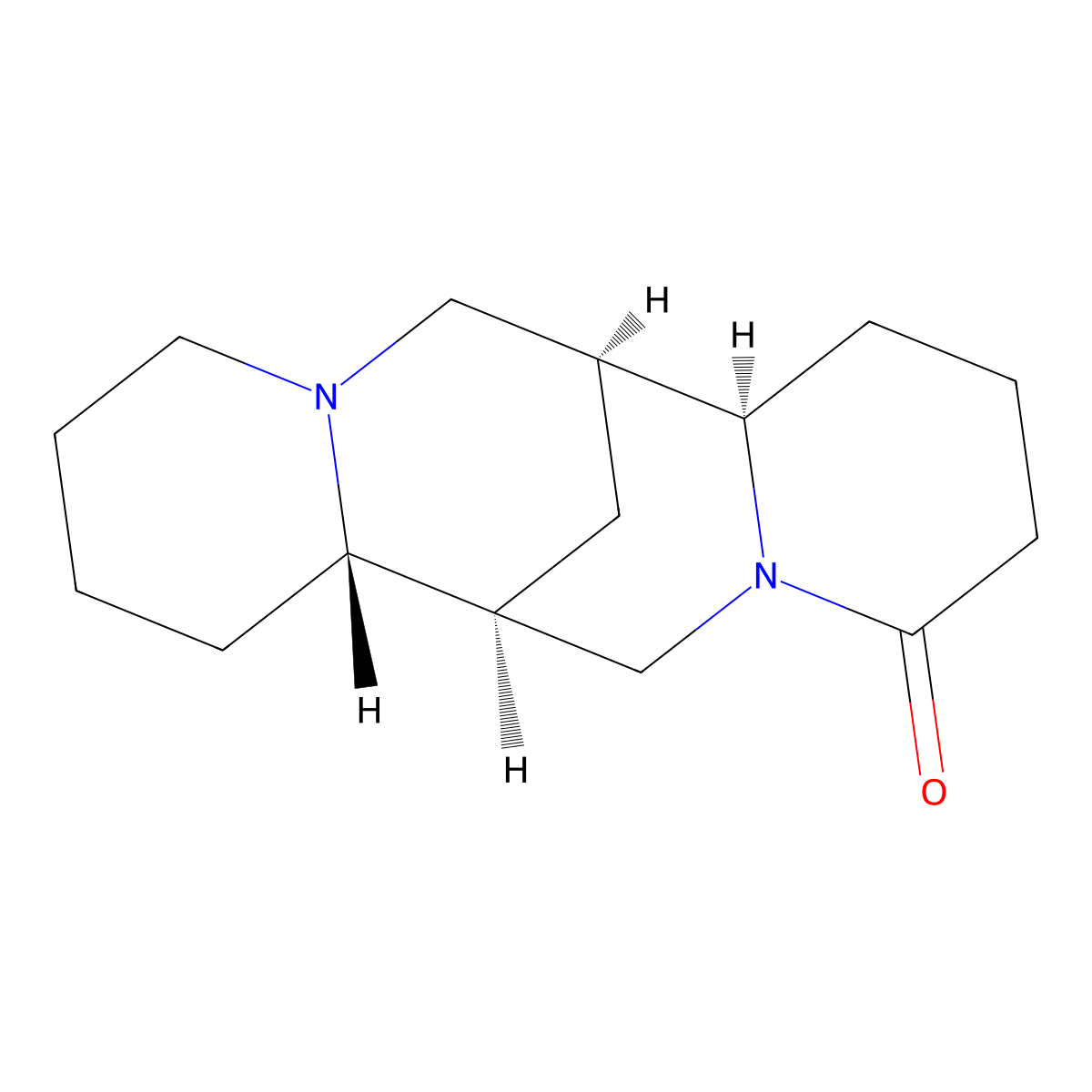 (+)-Lupanine molecular structure, CAS 550-90-3