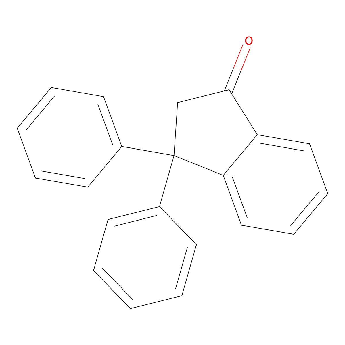 3,3-Diphenyl-1-indanone molecular structure, CAS 55010-17-8