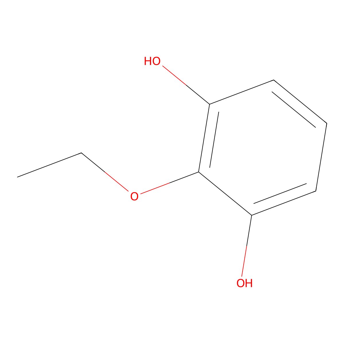 2-Ethoxybenzene-1,3-diol molecular structure, CAS 55020-70-7