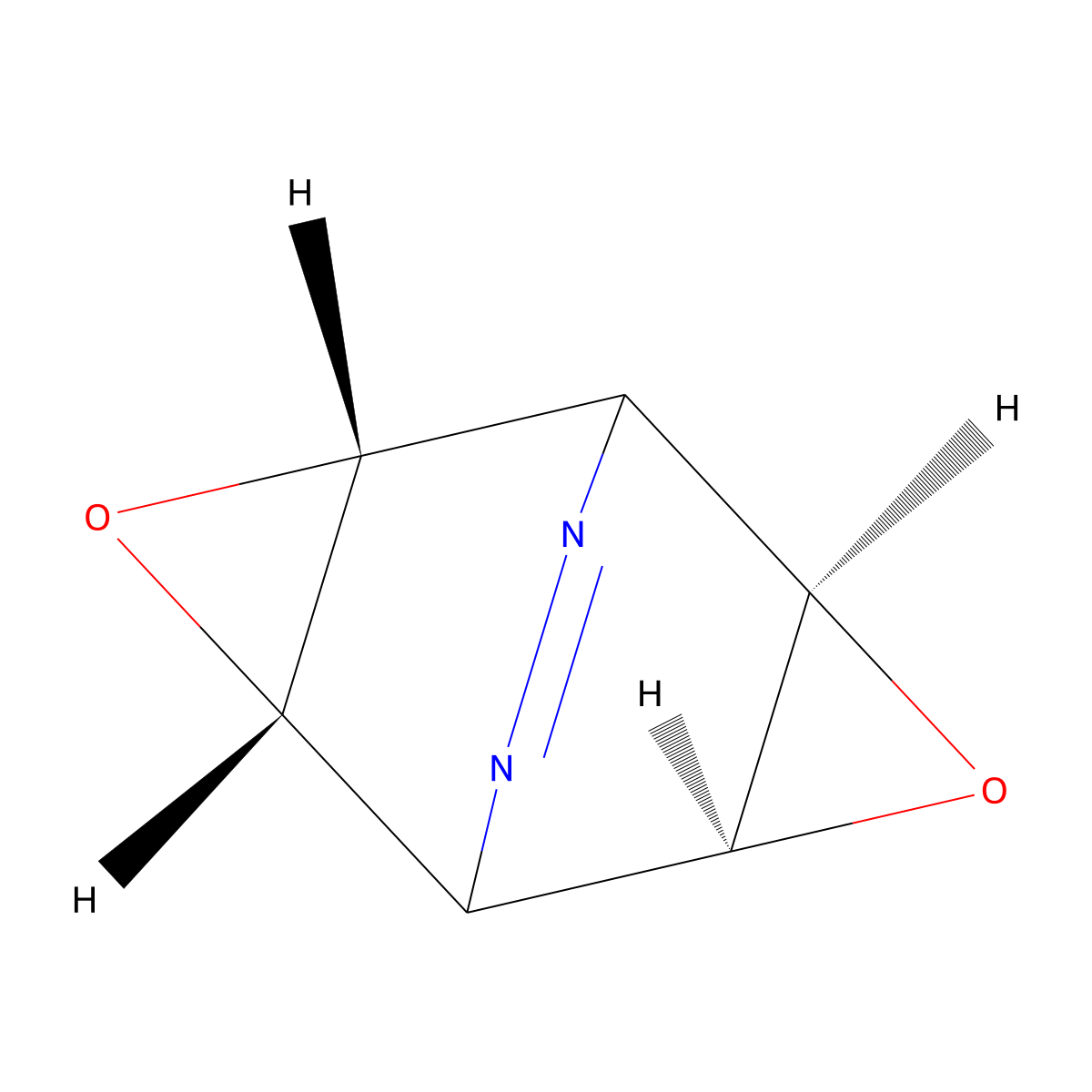 3,6-Diazo-cyclohexane-1,6-,3,4-dioxide molecular structure, CAS 55022-75-8